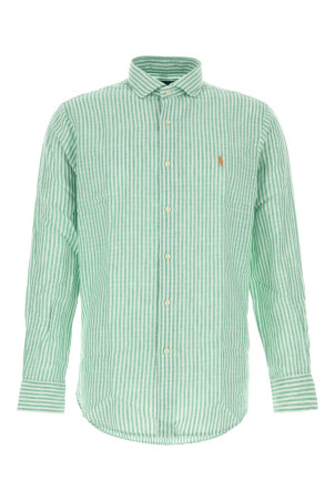 Embroidered linen blend shirt POLO RALPH LAUREN (710B16700)