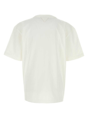 White cotton t-shirt BOTTEGA VENETA (864789V6F20)