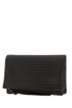 Dark brown leather Giornale clutch BOTTEGA VENETA (867345V0HW0)