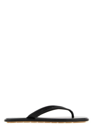 Black rubber Sampieri thong slippers Black BOTTEGA VENETA (867559V00P5)