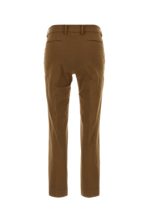 Brown stretch cotton New York pant PT TORINO (CDVTNYZ00STDSR75)