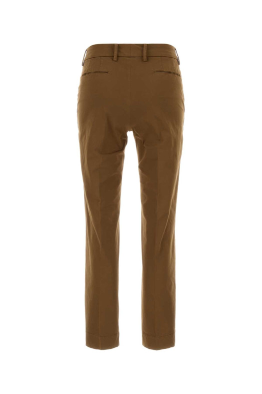 Брюки «Нью-Йорк» из эластичного хлопка коричневого цвета, модель PT TORINO (CDVTNYZ00STDSR75)