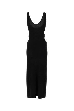 Black silk blend long-cut dress CHLOE (CHC23UMR07610)