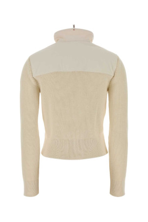 Бавовняна куртка кремового кольору MONCLER GRENOBLE (L10989B00004M9113)