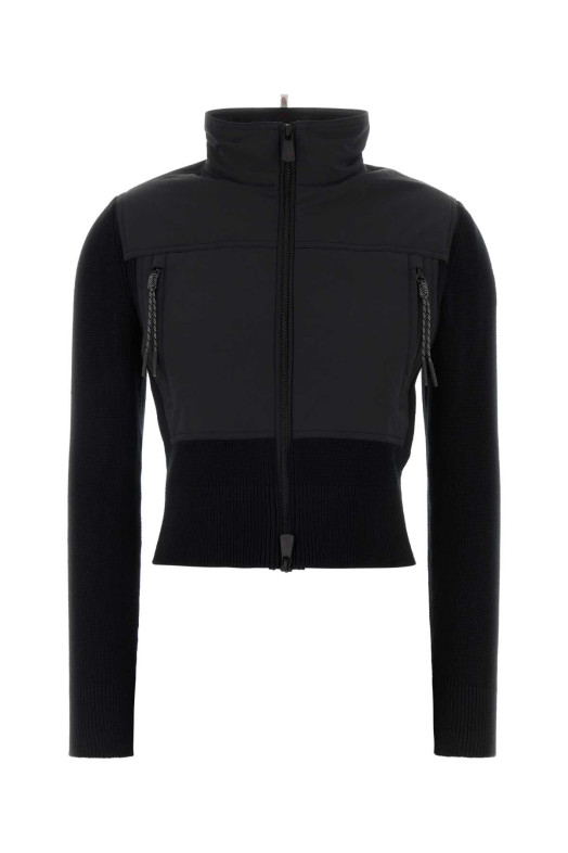Black cotton jacket Black MONCLER GRENOBLE (L10989B00004M9113)