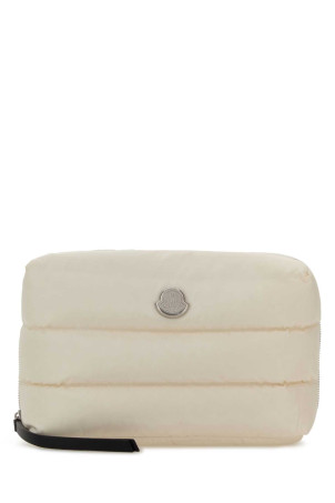 White fabric beauty case Gray MONCLER (L109B6A00003M6275)