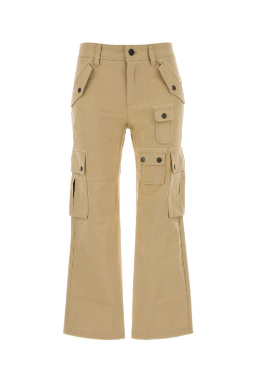 Бежевые хлопковые брюки-карго Josine от ISABEL MARANT (PA0691FAD2E02I)