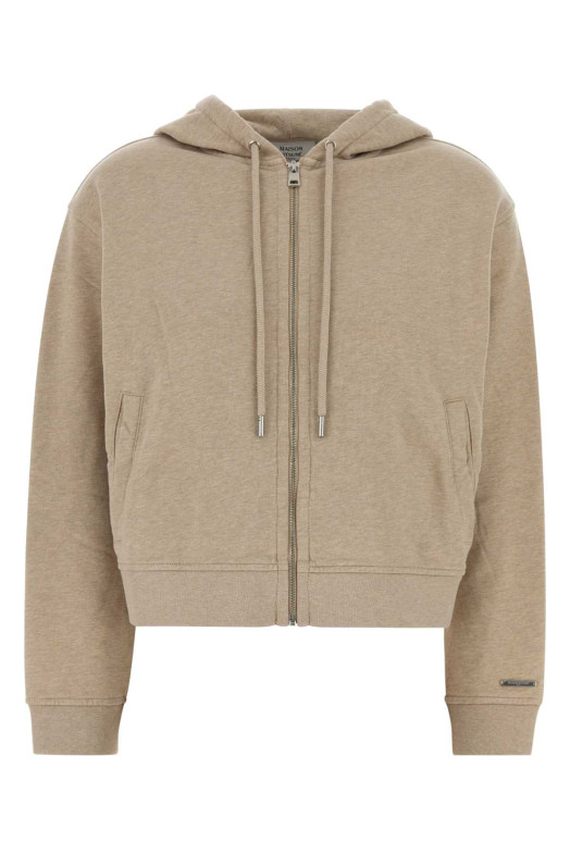 Beige cotton sweatshirt MAISON KITSUNE (QW02150KM0342)