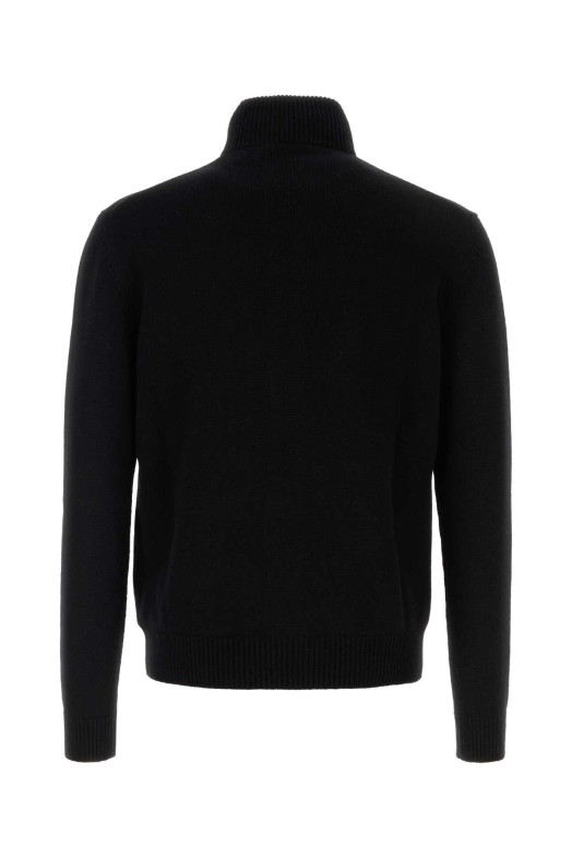 Черный кашемировый кардиган PRADA (UMG245S23211LM)