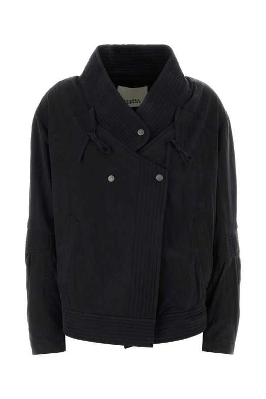 Черная куртка из лиоцелла «Theresa» от ISABEL MARANT (VE0668FBD2G01I)