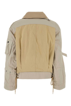 Two-tone gabardine and stretch poplin Julissa jacket ISABEL MARANT (VE0670FAD2E02I)