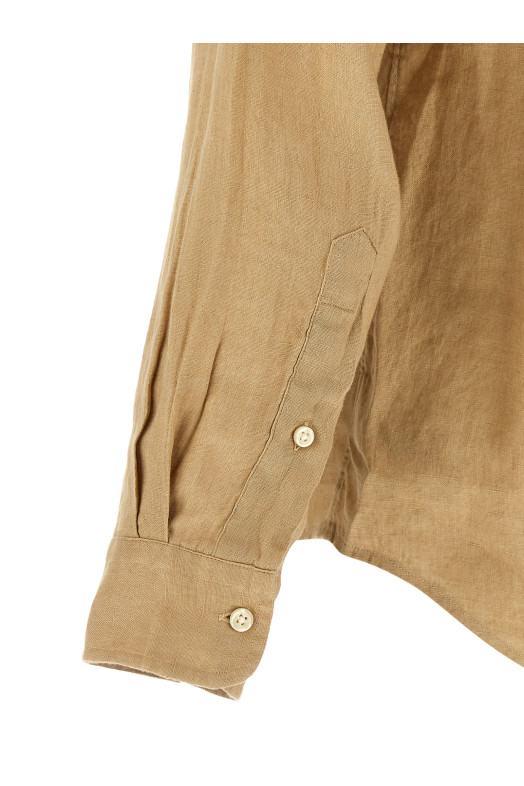 Button-down shirt Beige