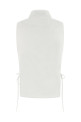Рубашка-жилет, белая MIU MIU MK2024SOOO19SEF0009