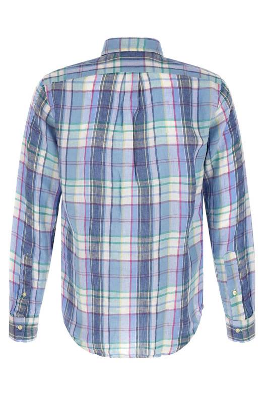 Рубашка с пуговицами СИНЯЯ POLO RALPH LAUREN 710B16705002