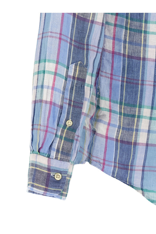 Рубашка с пуговицами СИНЯЯ POLO RALPH LAUREN 710B16705002