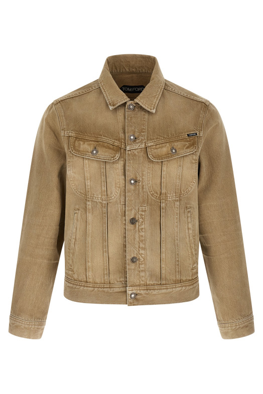 Denim jacket Beige