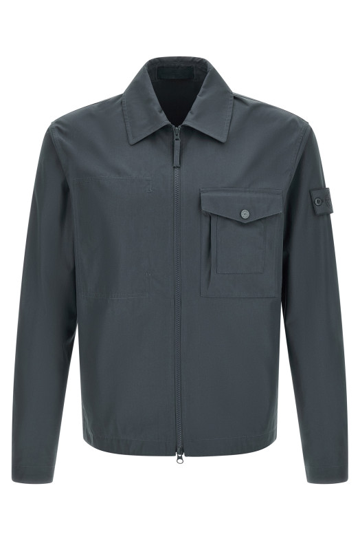 Cotton overshirt Blue