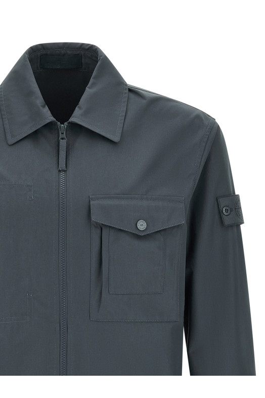 Cotton overshirt Blue