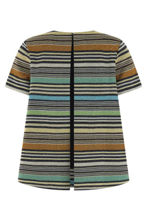 Футболка з ламе-смужками, різнокольорова MISSONI DS26SK1HBR0158S72Q7