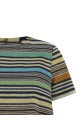 Футболка с полосками из ламе, разноцветная MISSONI DS26SK1HBR0158S72Q7
