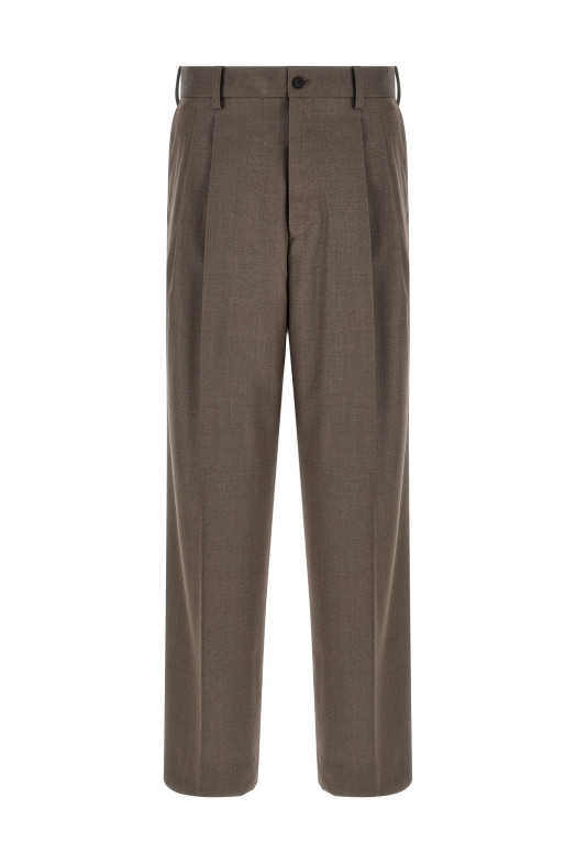 Wool pants Gray