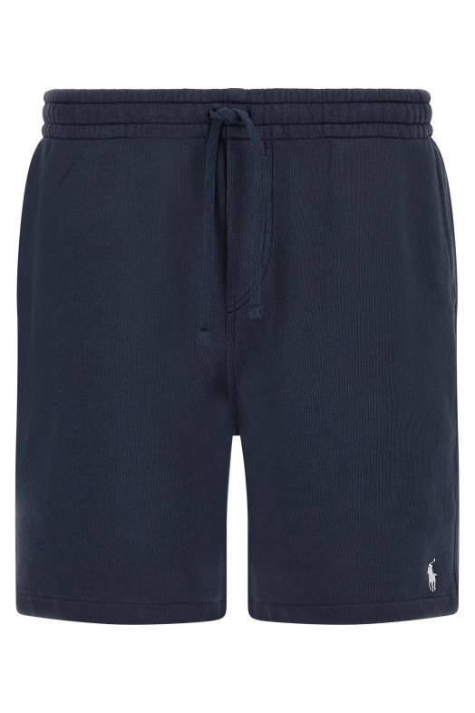Cotton terry bermuda shorts Blue