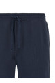 Cotton terry bermuda shorts Blue
