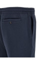 Cotton terry bermuda shorts Blue