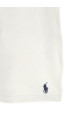 Cotton terry bermuda shorts White