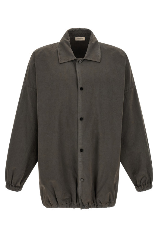 Хлопковая ветровка, серого цвета FEAR OF GOD FG9M64658BCGDARKGREY
