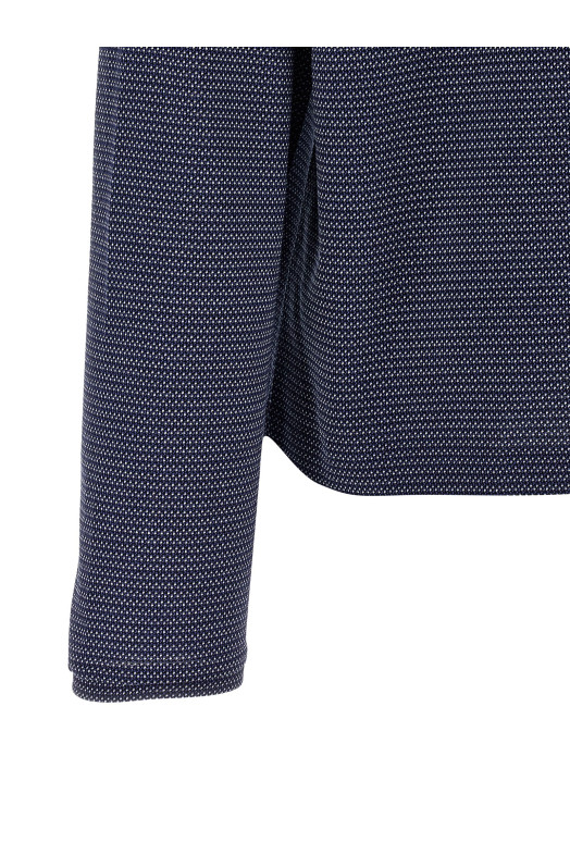 Jacquard jersey t-shirt Blue