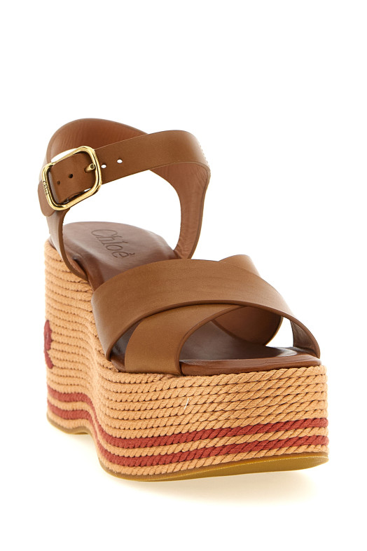 'Chloé Sand' sandals Brown