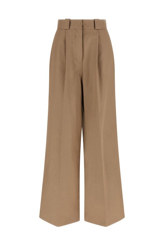 High waist pants Beige
