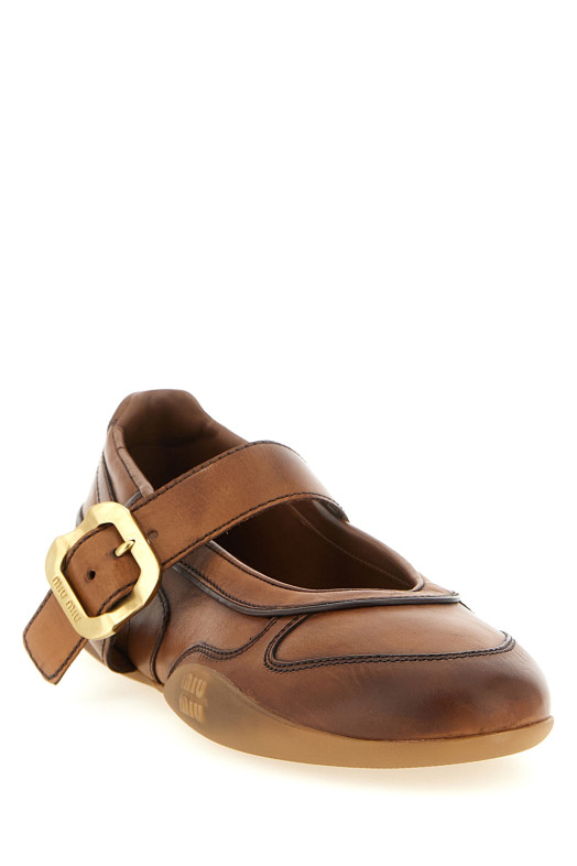 'Gymnasium' ballet flats Brown