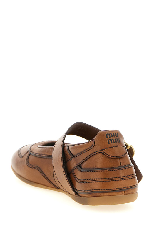 'Gymnasium' ballet flats Brown