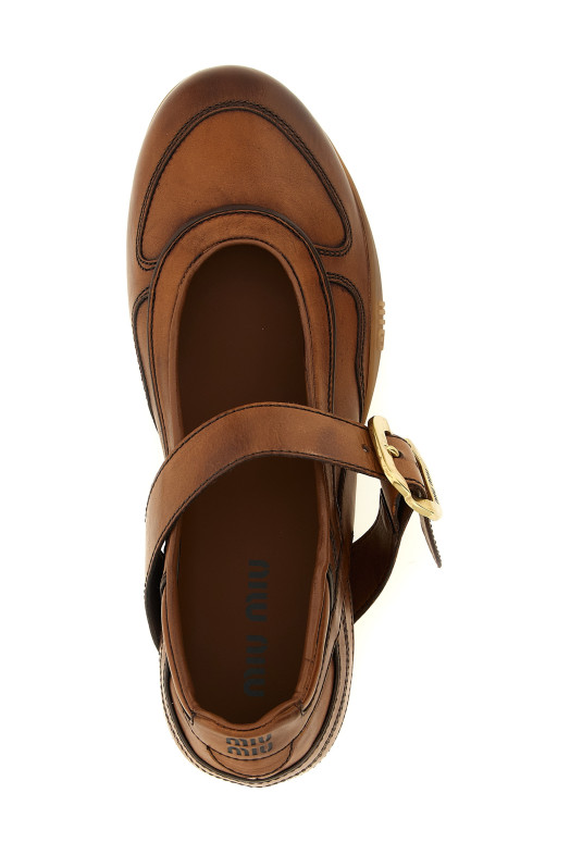 'Gymnasium' ballet flats Brown