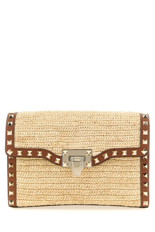 Маленька сумка через плече Valentino Garavani «Rockstud», бежева W2B0R43UEN43S