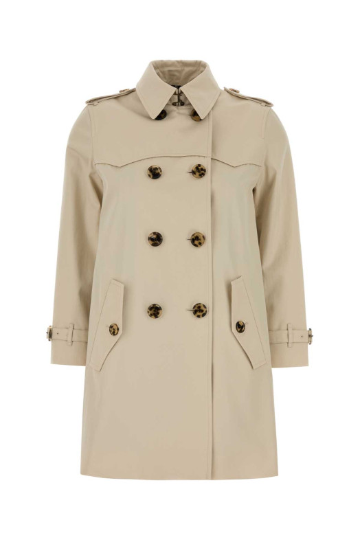 Sand gabardine trench coat BURBERRY (8126267)