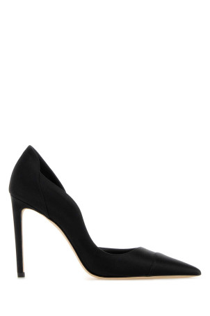 Black satin Brigitte 100 pumps Black JIMMY CHOO (BRIGITTE100SAT)