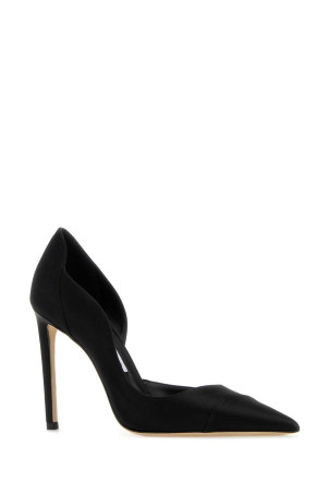 Black satin Brigitte 100 pumps Black JIMMY CHOO (BRIGITTE100SAT)