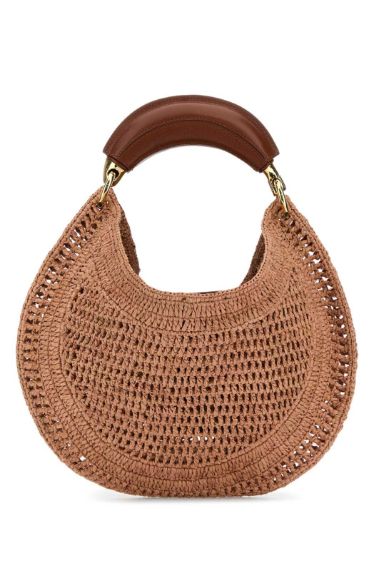 Сумка CHLOE из рафии цвета «антик» в форме банана (CH25US902P08) CHLOÉ