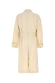 Sand cotton blend trench coat DOLCE & GABBANA (G058KTFUTDJ)