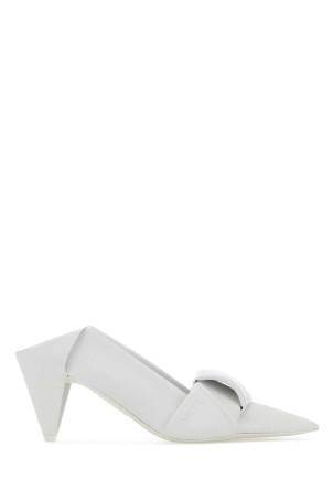 White leather Origami mules White LOEWE (LLOIS01X02)