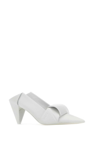 White leather Origami mules White LOEWE (LLOIS01X02)
