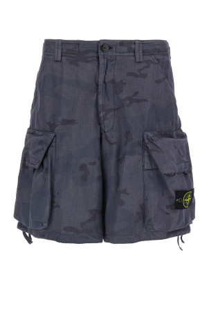 Camouflage bermuda shorts Blue