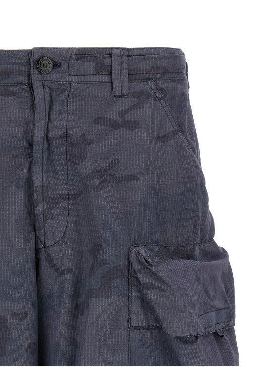 Camouflage bermuda shorts Blue