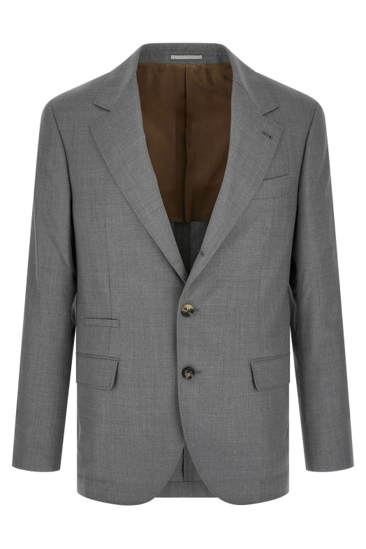 Hopsack blazer Gray