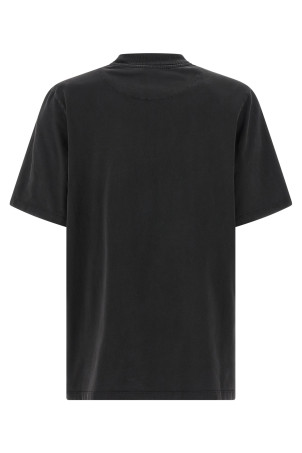 Футболка з м'якими вставками на плечах, чорна THE ATTICO 260WCT00360615