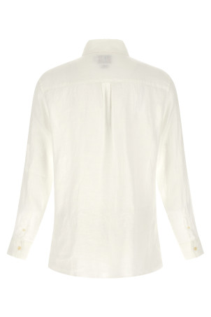 Поло «Raphael», белого цвета RAPHAELPOLOLONGLINEN01WHITE