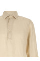 Поло «Raphael», бежевое RAPHAELPOLOLONGLINEN10HGRAIN